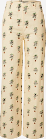 Trendyol Wide leg Trousers in Beige: front