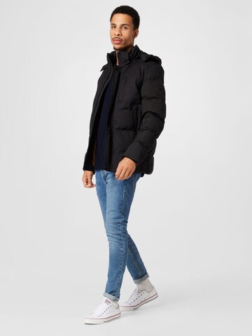 BLEND Winter Jacket in Black