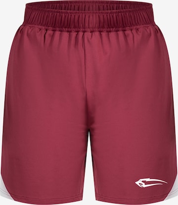 Smilodox Regular Sportshorts 'Maison' in Rot: predná strana