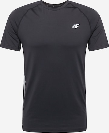 4F Performance Shirt in Black: front