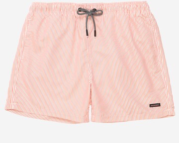 Shorts de bain Superdry en orange : devant