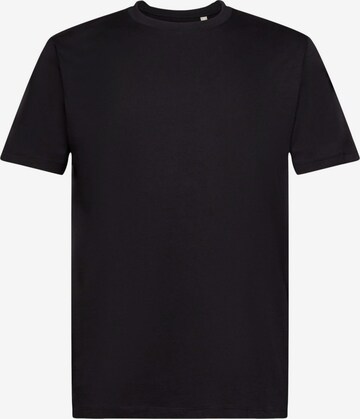 ESPRIT T-shirt i svart: framsida