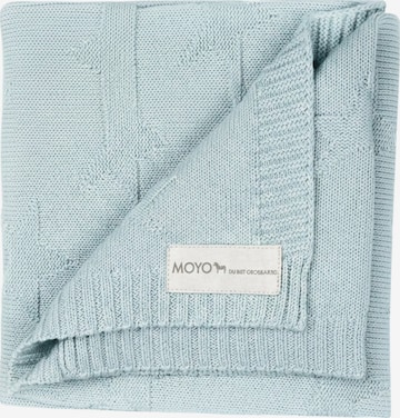 MOYO Baby Blanket in Blue: front