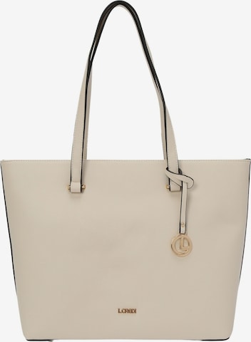 L.CREDI Shopper 'Filippa' in Beige: front