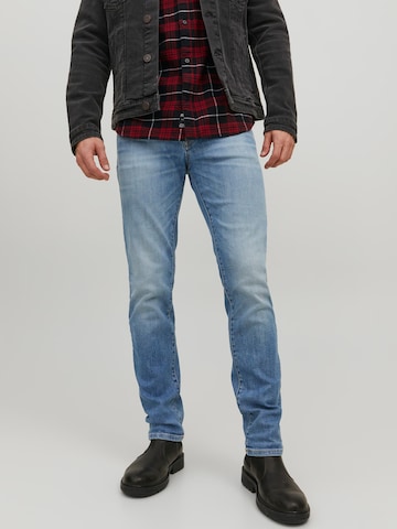 Skinny Jeans 'Tim Davis' di JACK & JONES in blu: frontale