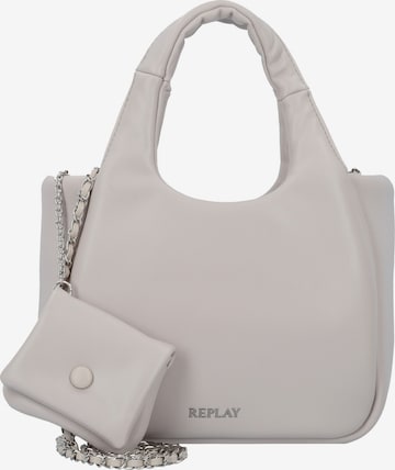 Borsa a mano di REPLAY in grigio: frontale