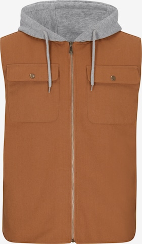 MO Vest in Brown: front