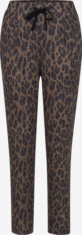 Fransa Pleat-Front Pants 'FRDEFAUNA 5' in Brown: front