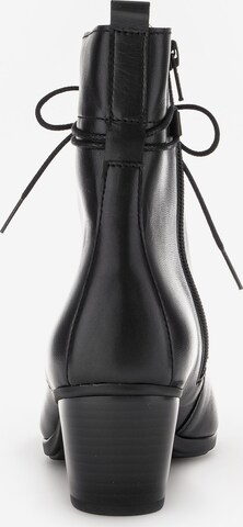 GABOR Lace-Up Ankle Boots in Black