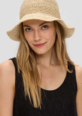 s.Oliver Hoed in Beige: voorkant