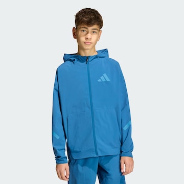 ADIDAS SPORTSWEAR Sportjacke 'Z.N.E.' in Blau: Vorderseite