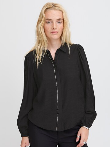 ICHI - Blusa 'IH Rhines' en negro