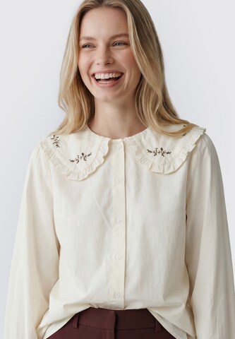 Usha - Blusa en beige