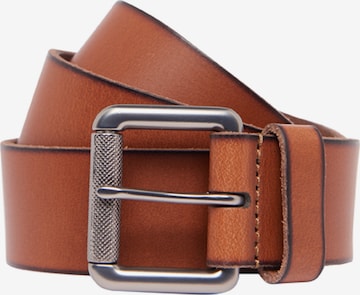 Superdry Riem 'Badgeman' in Bruin: voorkant