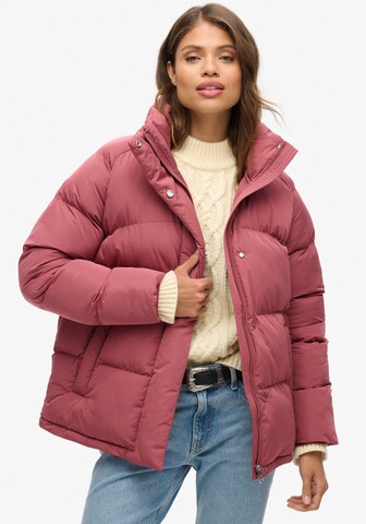 Superdry & Co Winter Jacket in Red: front