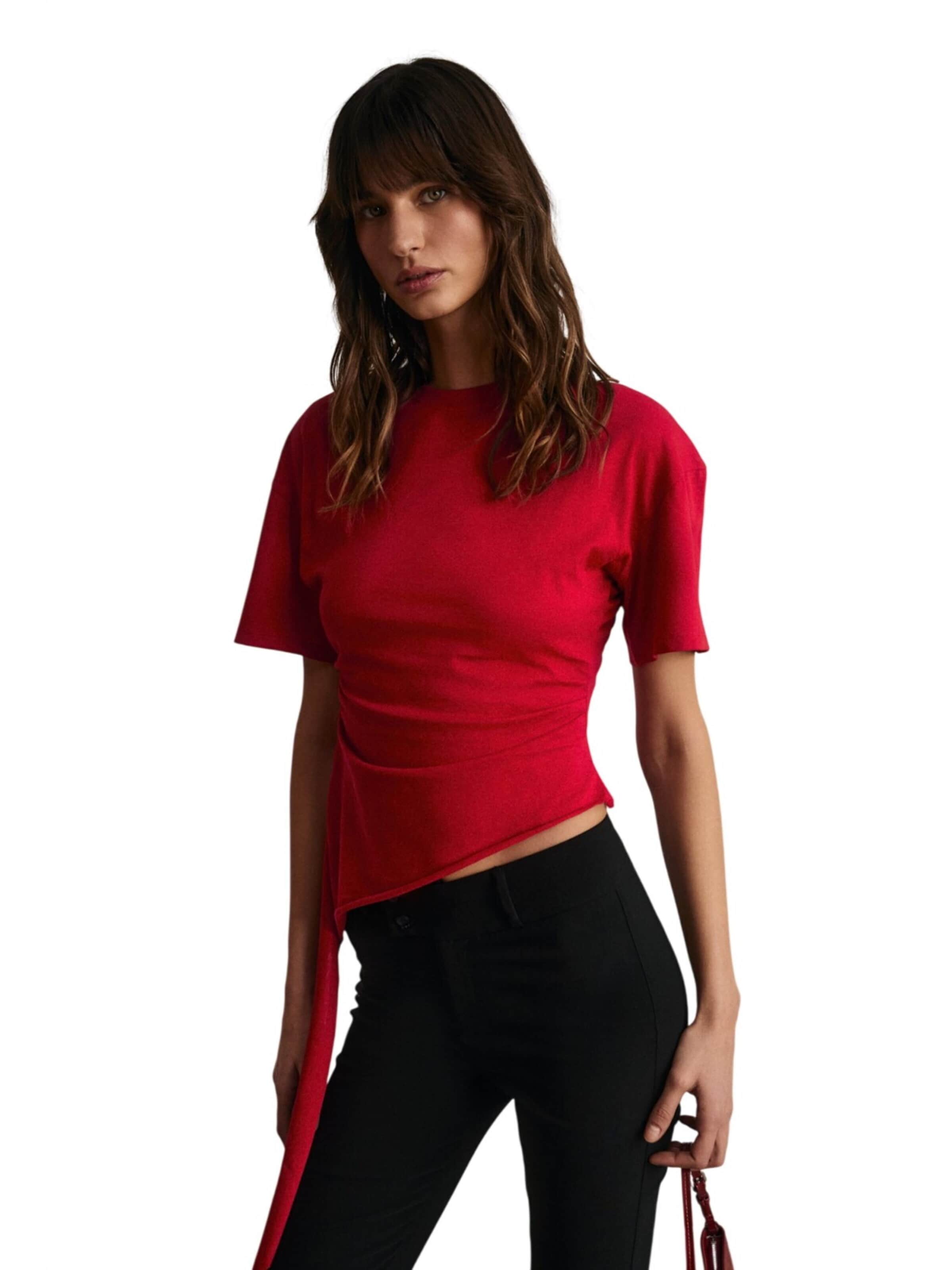 Grimelange Blouse in Red: front