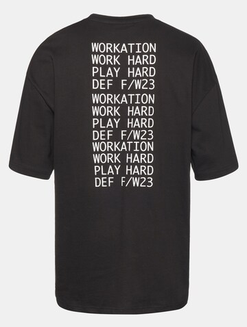 DEF T-Shirt 'Busy' in Schwarz