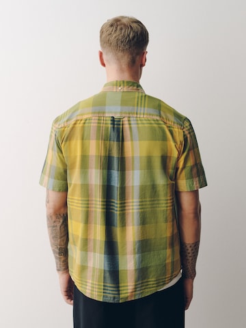 Next Regular fit Button Up Shirt in Yellow