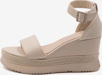 Alviero Martini Sandale in Beige: Vorderseite