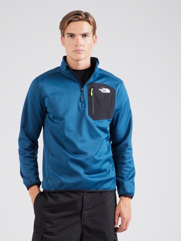 zaļš THE NORTH FACE Sportiska tipa džemperis 'CREST': no priekšpuses