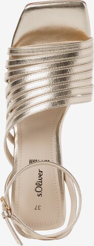 s.Oliver Sandals in Gold