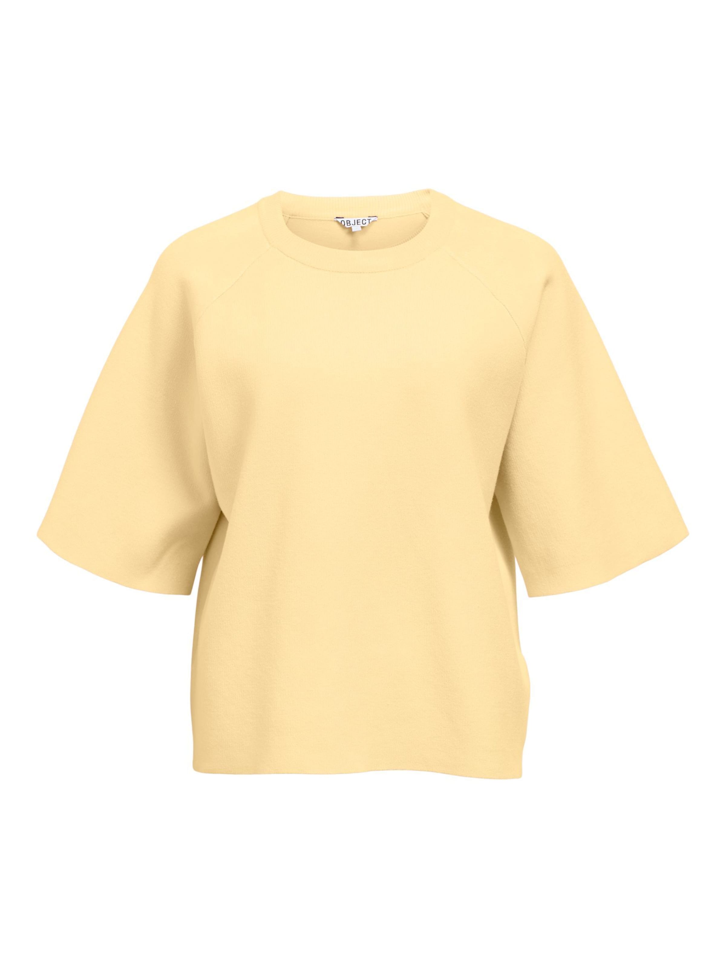 Pull-over 'OBJReynard' OBJECT en jaune : devant