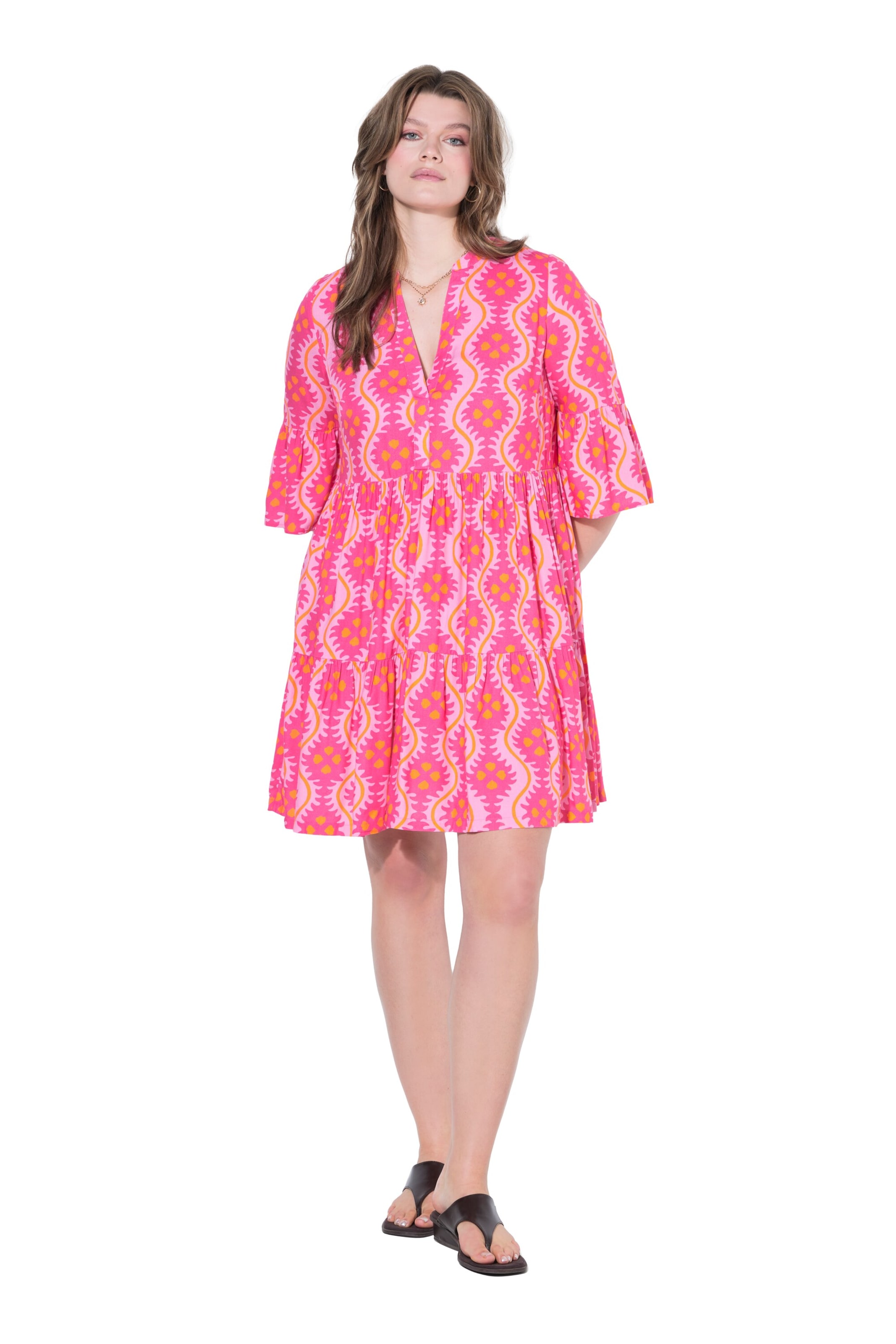 Studio Untold Dress in Pink: front