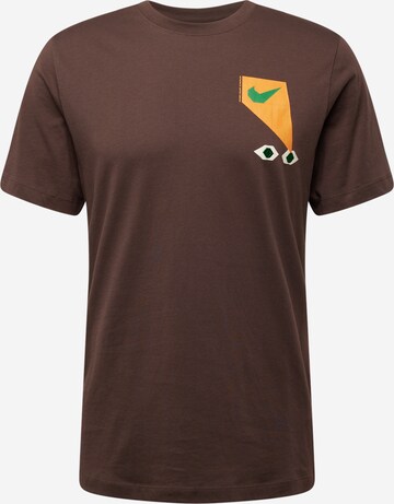 Nike Sportswear Shirt in Brown: front