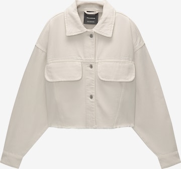 Pull&Bear Between-Season Jacket in Beige: front