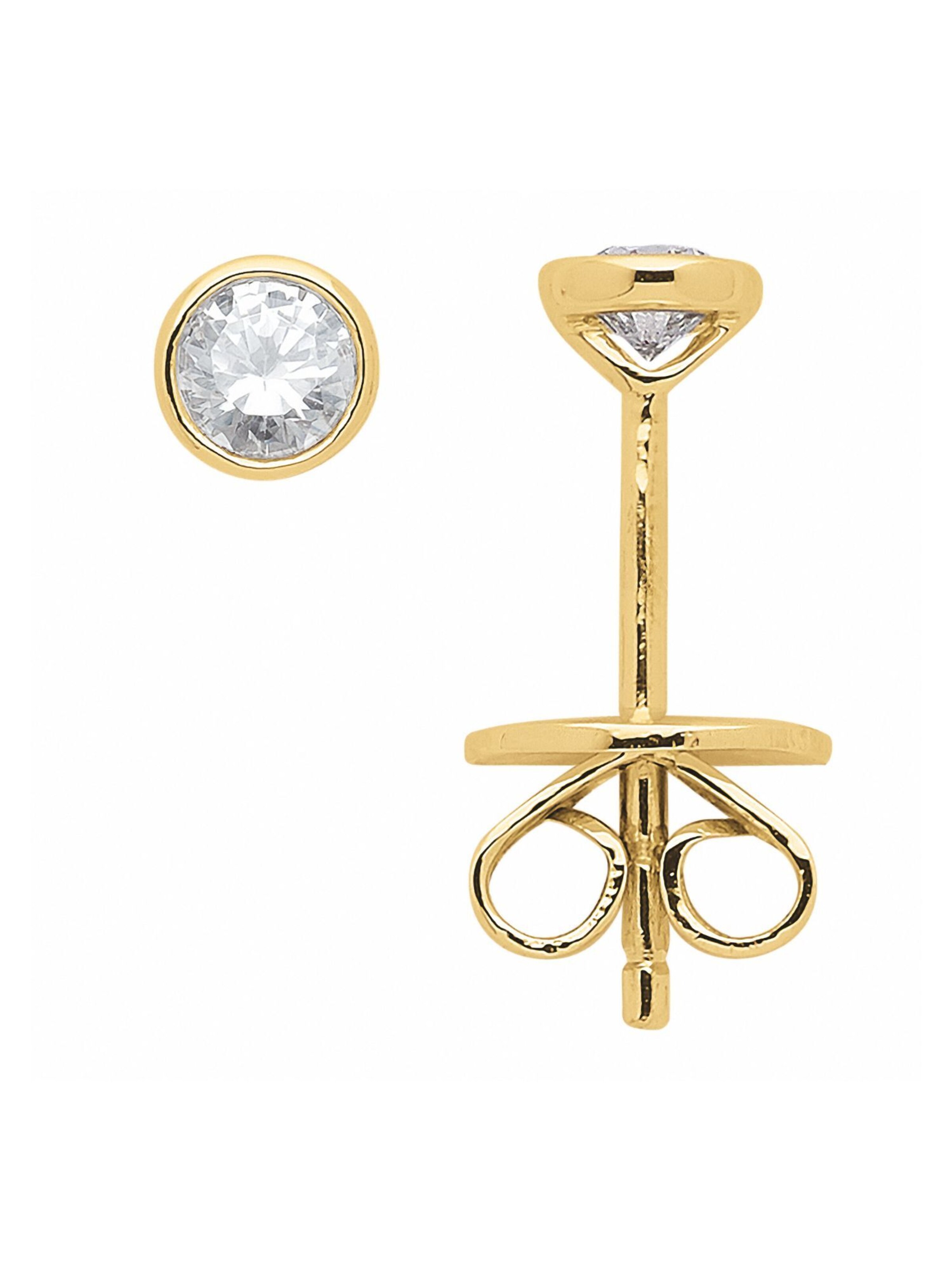 Adelia´s Earrings in Gold: front