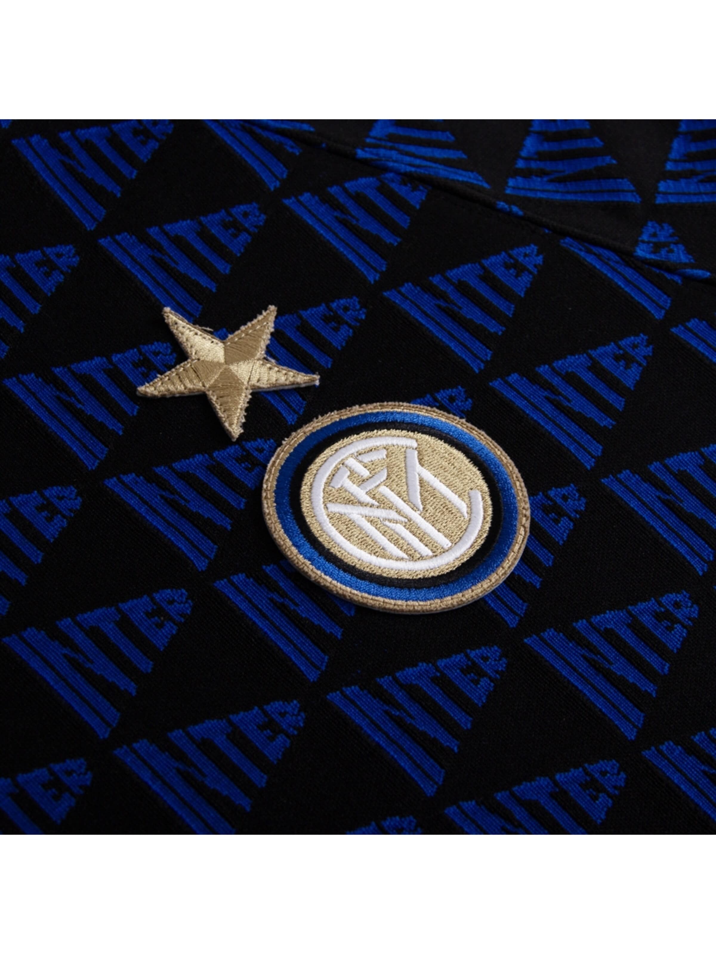 COPA FOOTBALL Trui 'FC Internazionale All Over Hoodie' in Zwart