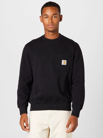 Carhartt WIP Sweatshirt in Schwarz: predná strana