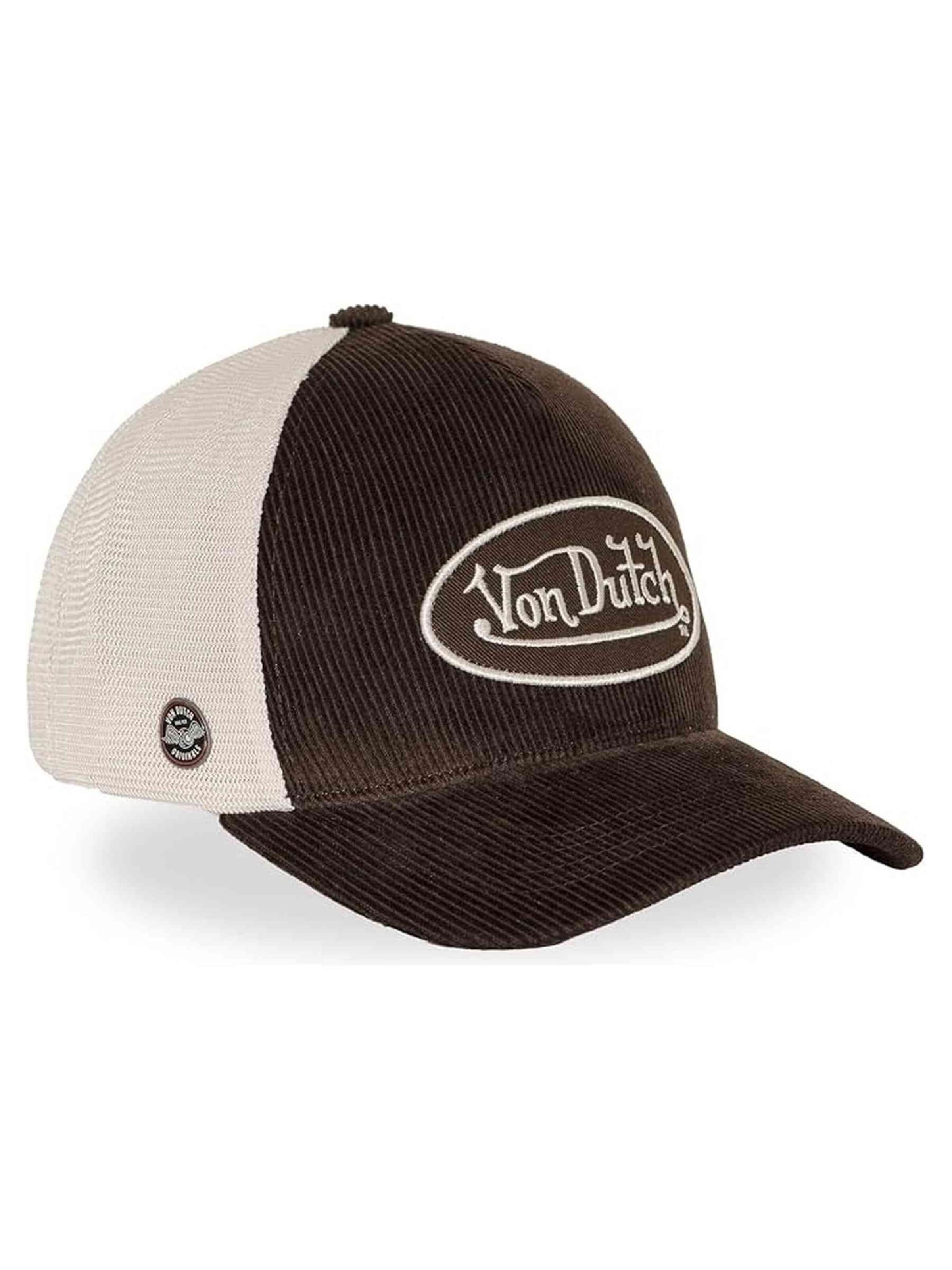 Von Dutch - Gorra 'Gorra von dutch marron corduroy trucker cap' en marrón