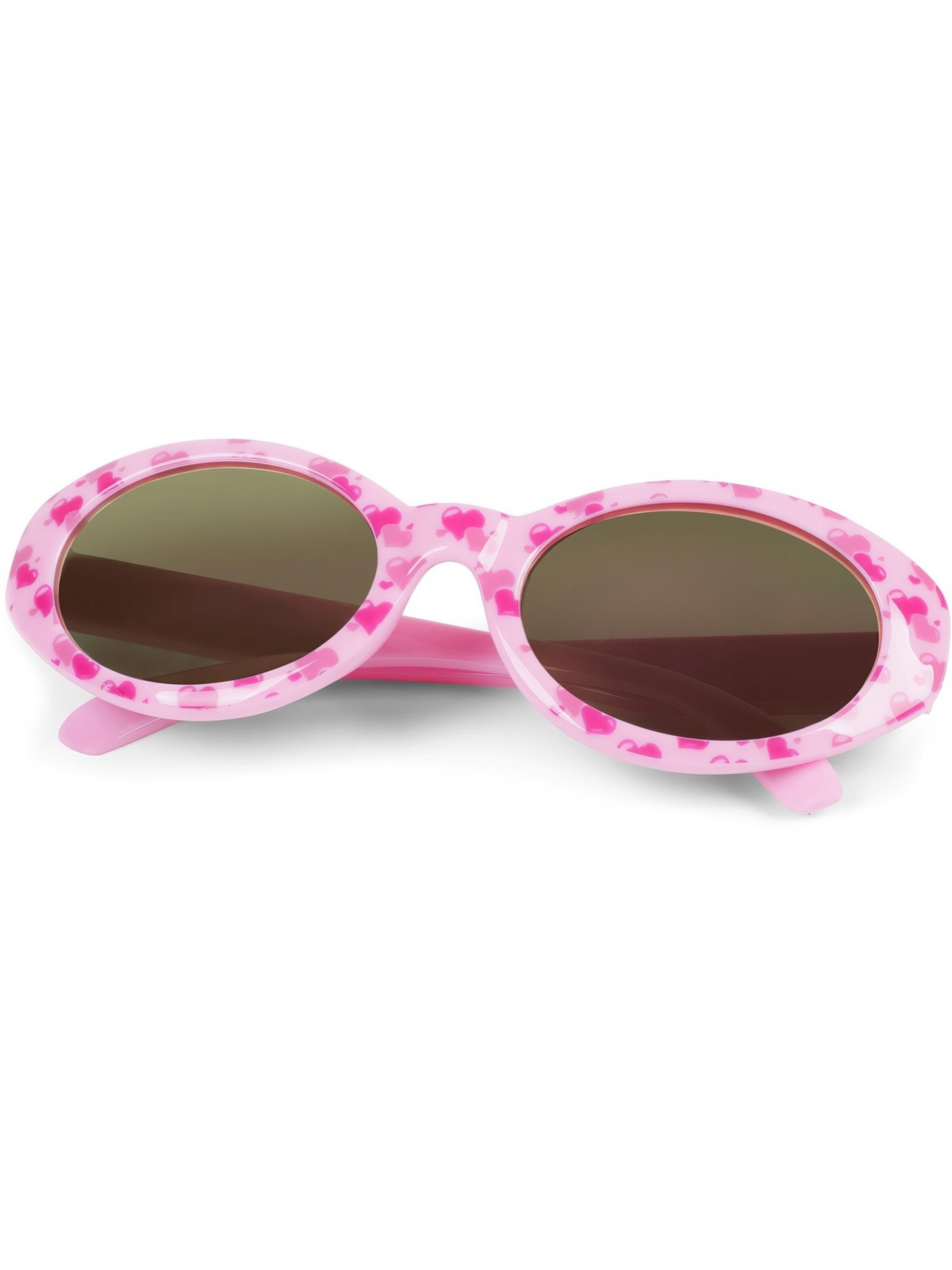 styleBREAKER Sunglasses 'Kinder Sonnenbrille mit Herzchen, Mädchen' in Pink