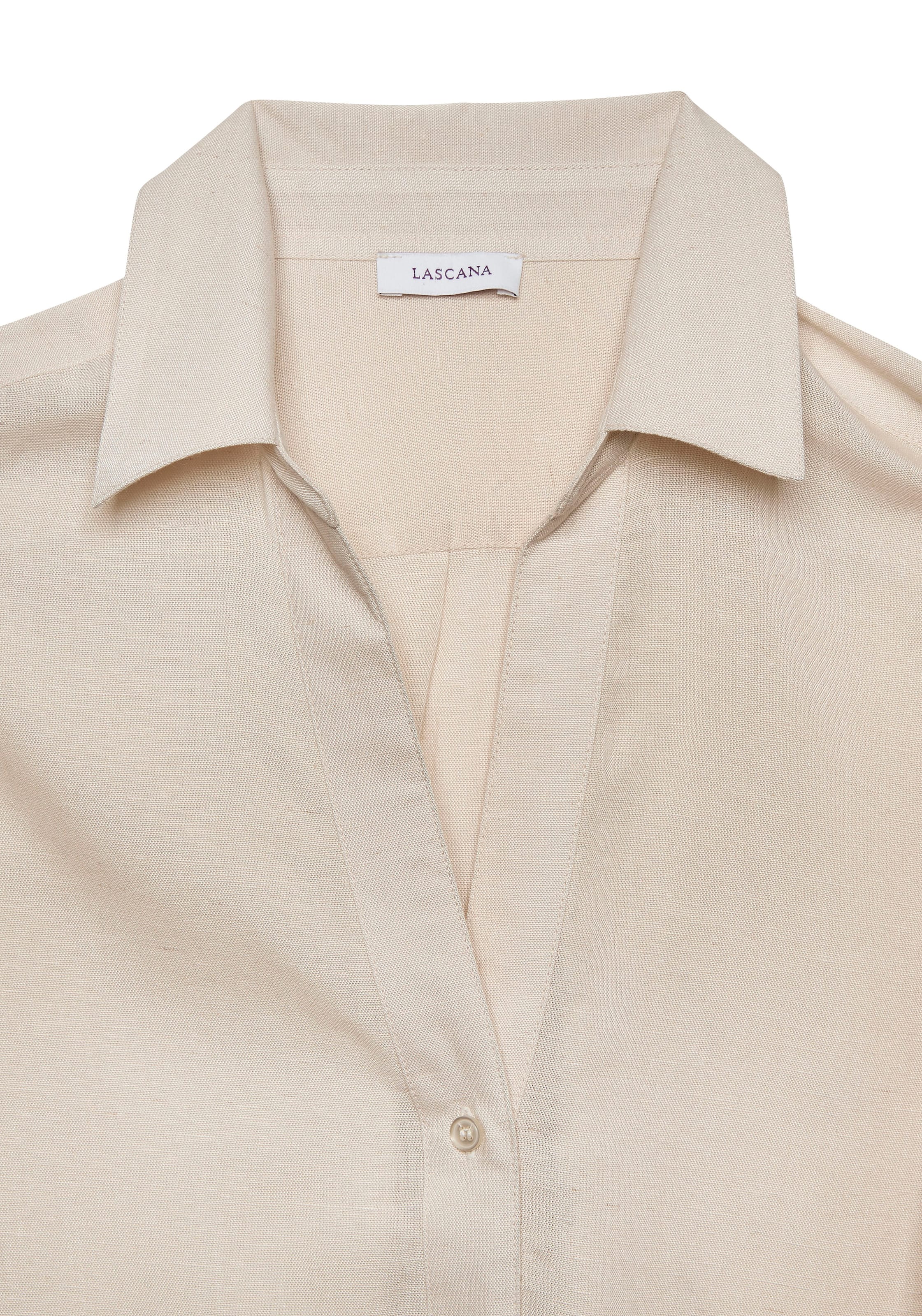 LASCANA Blus i beige