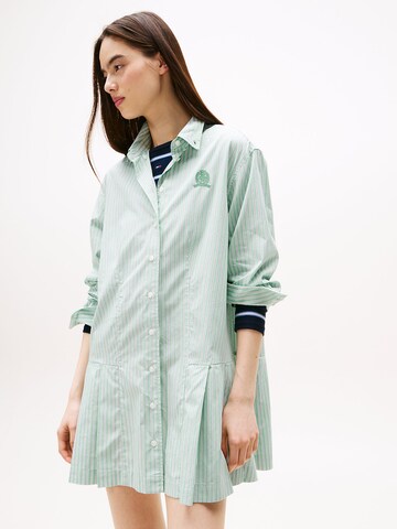 Robe-chemise Tommy Jeans en vert : devant