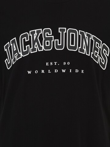 Jack & Jones Plus T-shirt 'JJECALEB' i svart