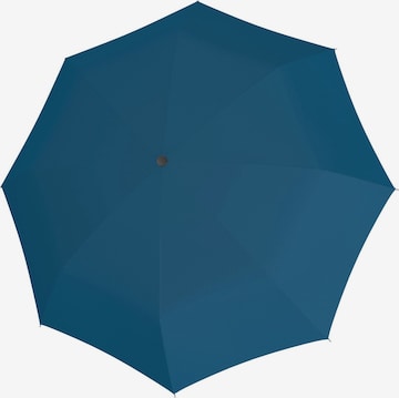 Parapluie 'Smart Fold' Doppler en bleu : devant