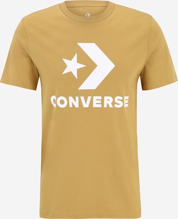 CONVERSE T-Shirt in Braun: Vorderseite