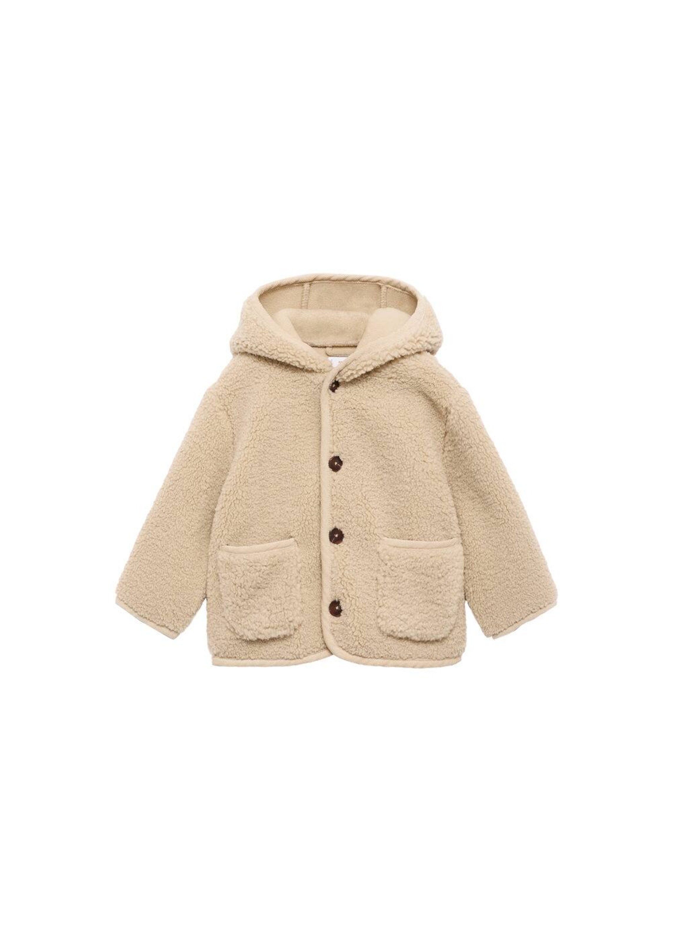 MANGO KIDS Coat 'Peter' in Beige: front