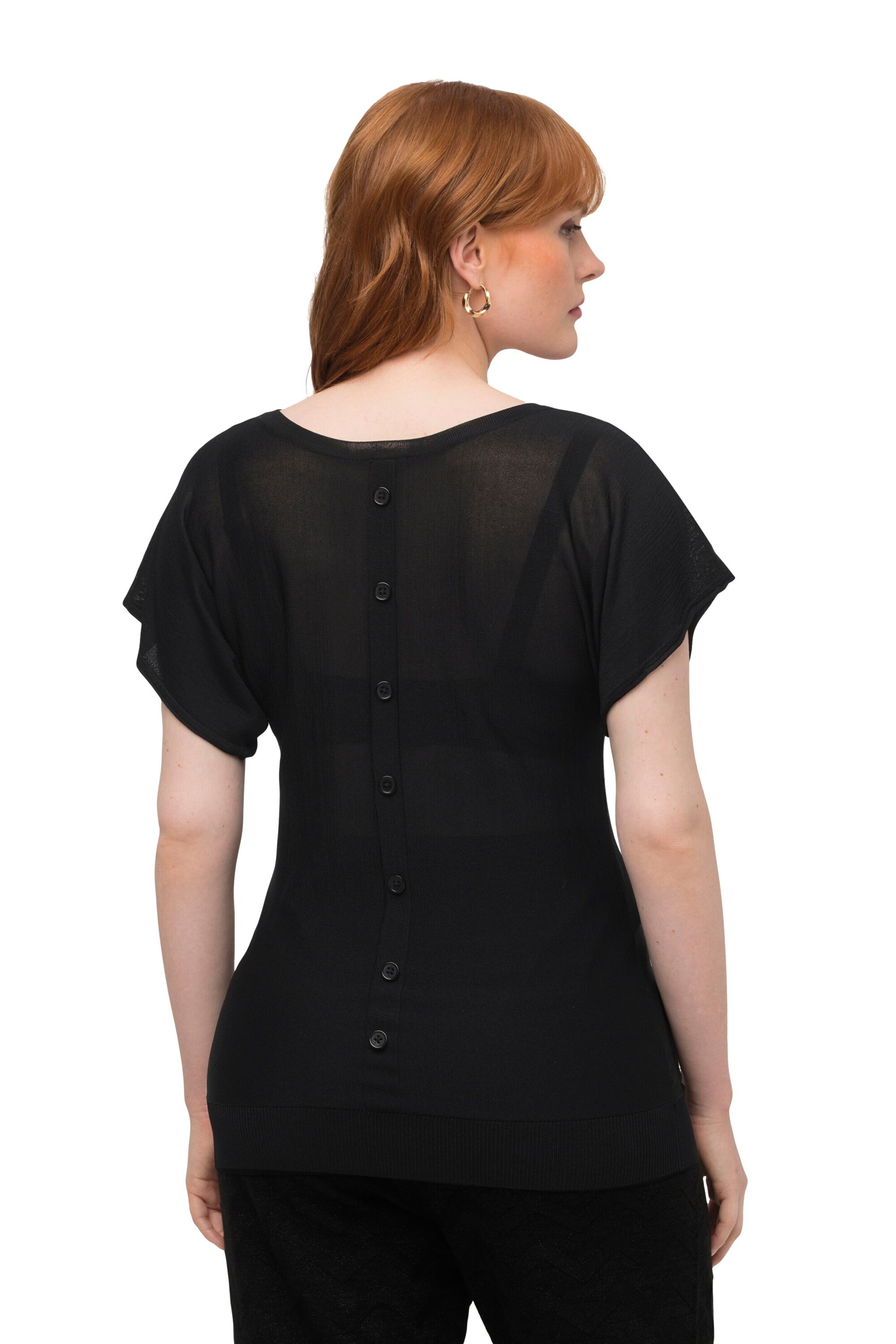Ulla Popken Bluse in Schwarz