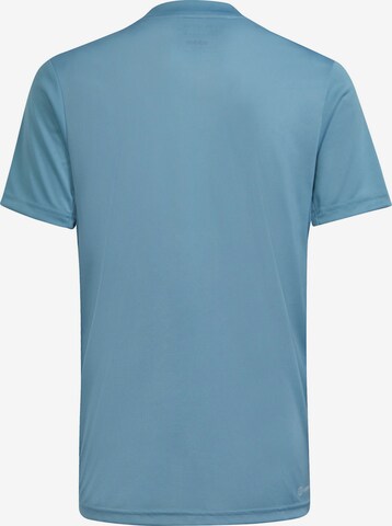 ADIDAS SPORTSWEAR Funktionsskjorte 'Train Essentials Aeroready Logo -Fit' i blå