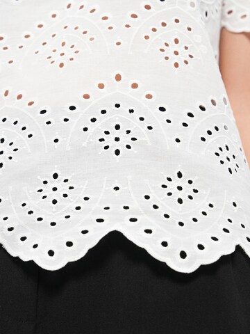 PIECES Bluse 'PCVILDE' in Weiß