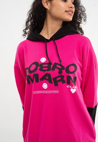 Tom Barron Sweatshirt in Roze