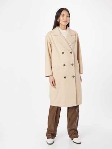 Dorothy Perkins Tussenmantel in Beige: voorkant