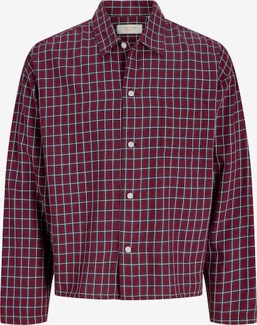 Jack & Jones Junior Overhemd in Rood: voorkant