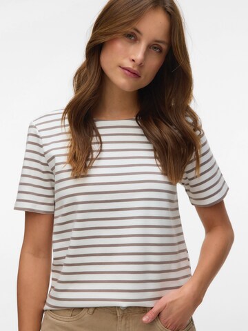 VERO MODA T-Shirt 'VMABBY' in Weiß: Vorderseite
