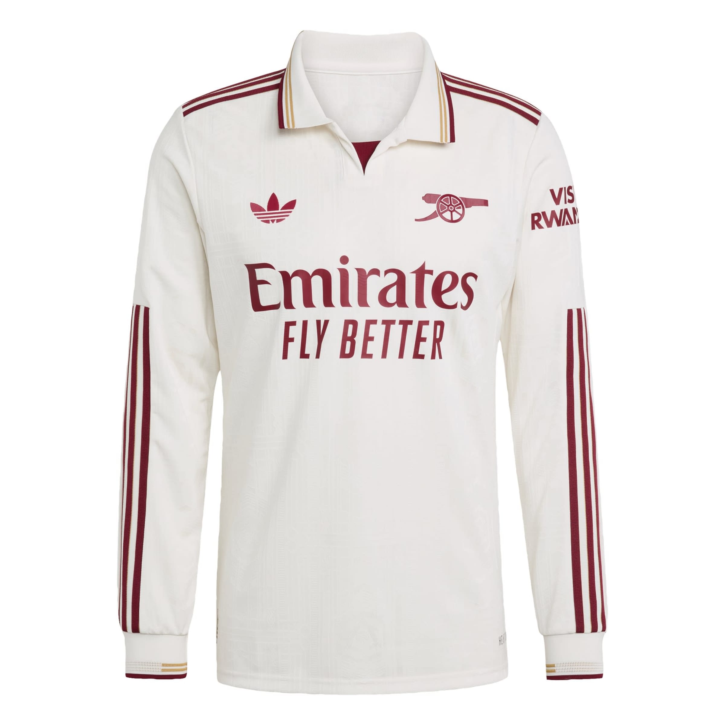 Maglia trikot 'Arsenal 25/26 Authentic' ADIDAS PERFORMANCE di colore rosso rubino / bianco, Visualizzazione prodotti