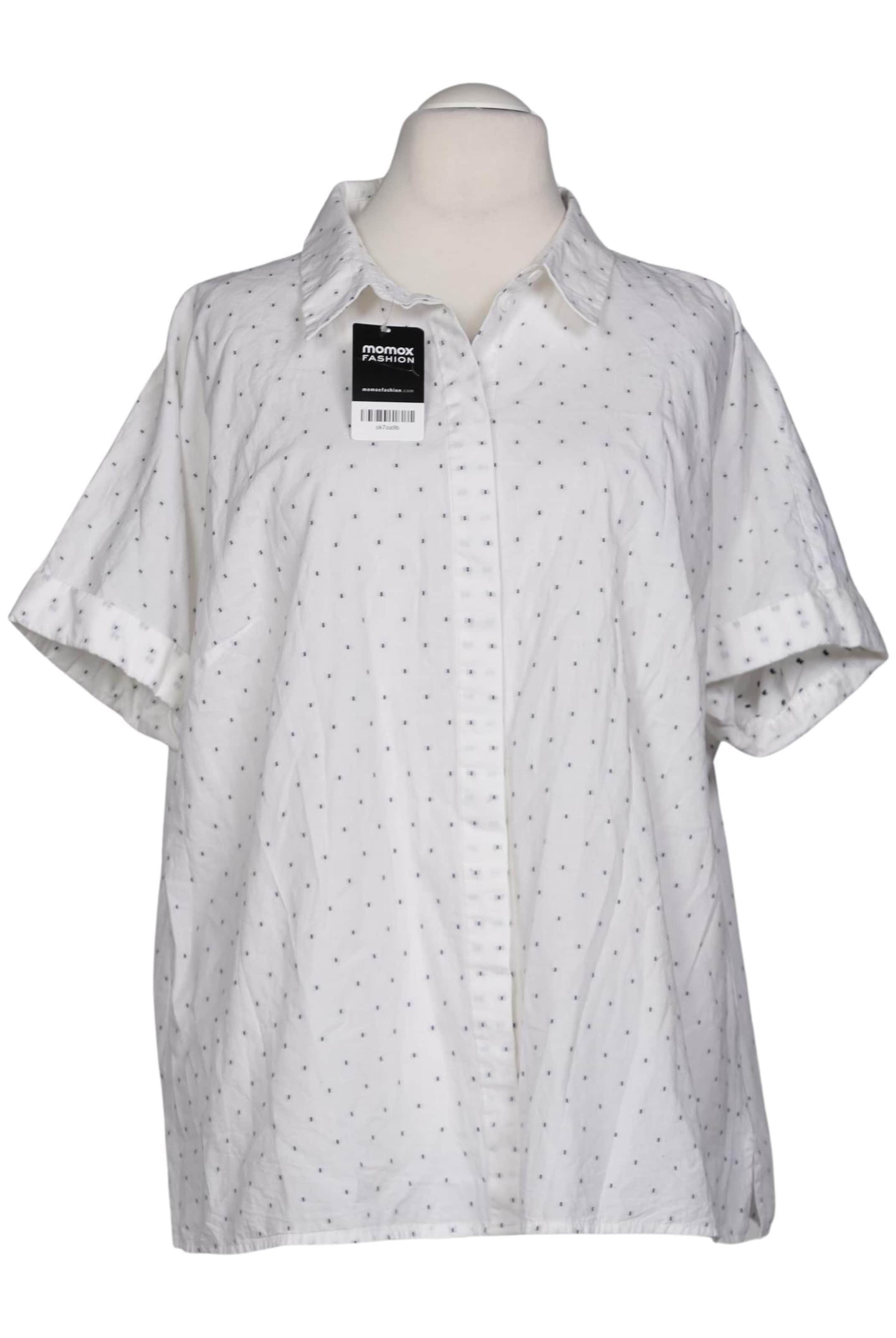 Ulla Popken Bluse 7XL in Weiß: Vorderseite