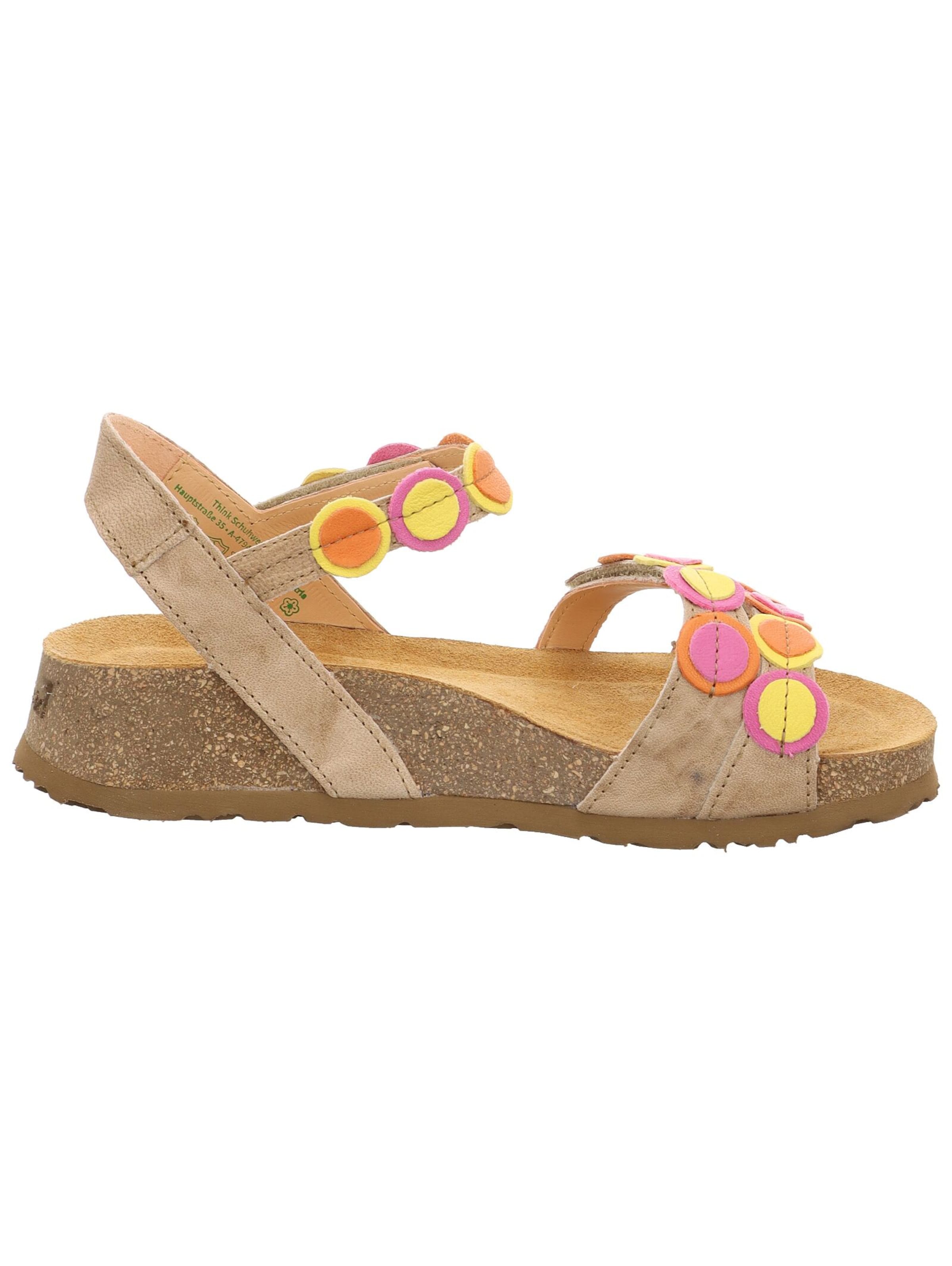 THINK! Strap Sandals in Beige